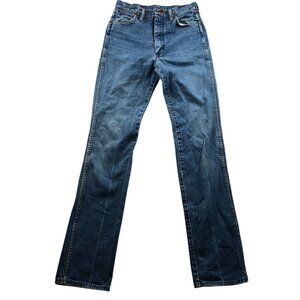 Vintage Wrangler Men Jeans Size 28x35 Blue Denim Casual